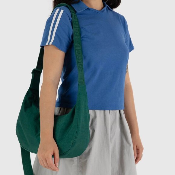 NWT Baggu Crescent Bag Medium - Cypress - Picture 5 of 9